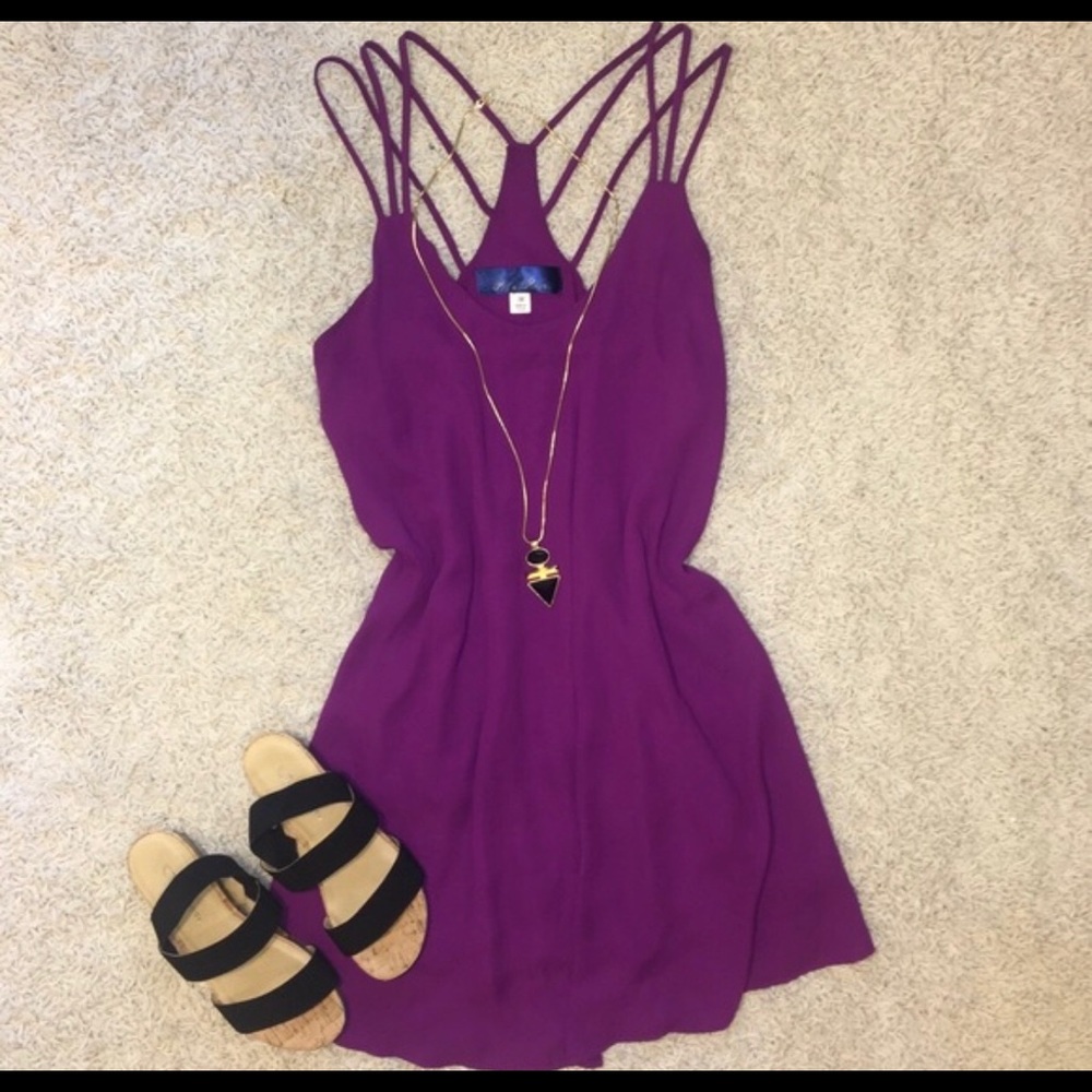 Purple Fuschia Dress - cute and comfy!